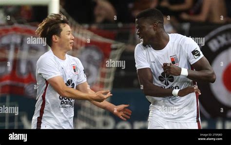 Charleroi Belgium 06th Oct 2023 RWDM S Makhtar Gueye Celebrates