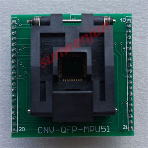 Ic Test Socket Programmer Converter Adapter Lqfp Qfp To Dip For