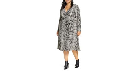 Halogen Long Sleeve Midi Wrap Dress Nordstrom Cyber Monday Dresses On