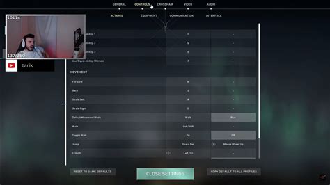 Tariks Updated Valorant Settings In 2023 Video Settings Keybinds