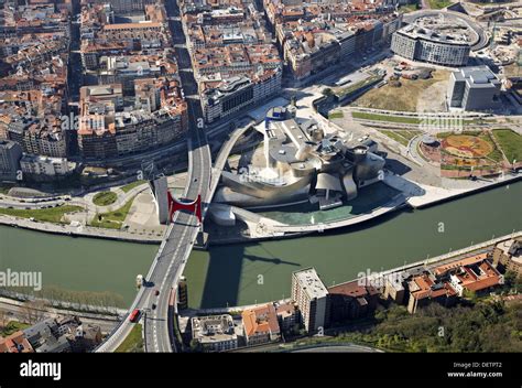 Guggenheim Bilbao Aerial Fotos e Imágenes de stock Alamy