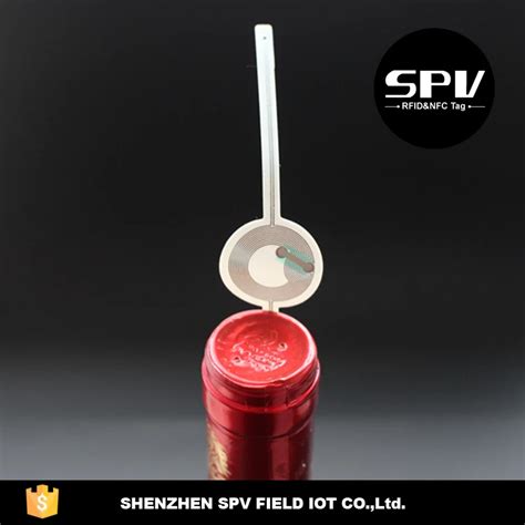 Sales Tracking 1356mhz Tamper Proof Fragile Rfid Wine Bottle Security