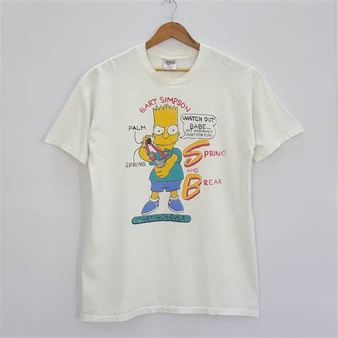 Vintage Vintage 90s Simpson Bart Simpson Design T Shirt Made Usa Grailed