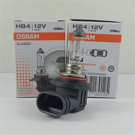 Jual HB4 12V 51W 9006 Osram Bohlam Lampu Foglam Headlamp Fog Lamp