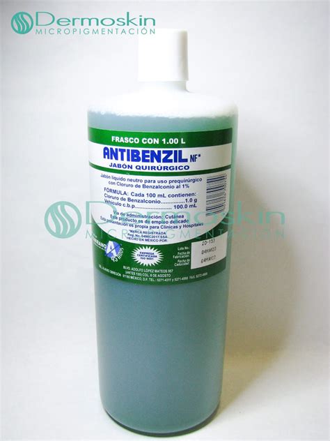 Antibenzil Jabón Quirurgico 1lt DermoSkin