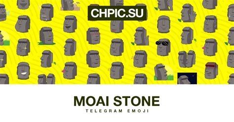 Telegram Video Emoji Moai Stone🗿