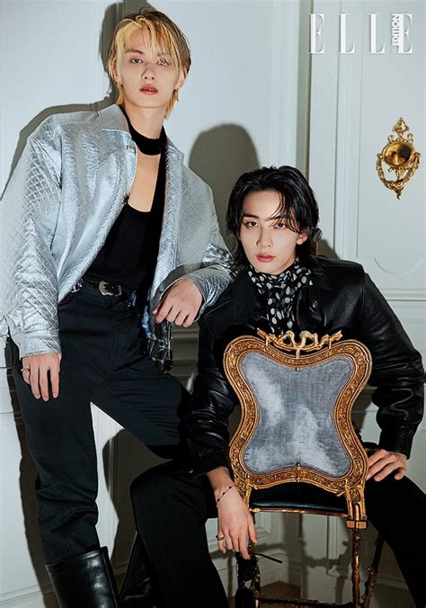 Pop Base On Twitter Jun And Jeonghan Of Seventeen For Elle Korea