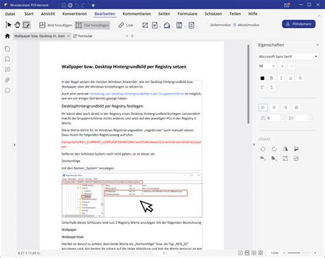 Pdfs Bearbeiten Ausf Llen Oder Konvertieren Mit Wondershare Pdfelement