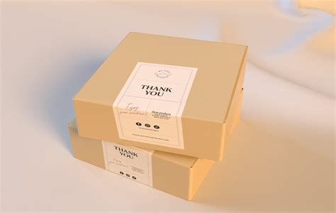 Packaging Label Box Custom Editable Box Seal Sticker Diy Packaging