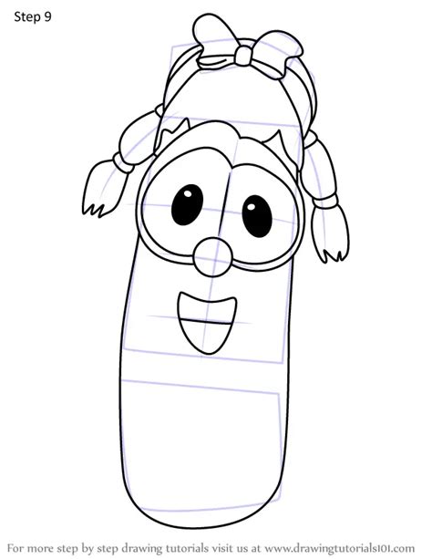 How To Draw Laura Carrot From Veggietales In The City Veggietales In The City Step By Step