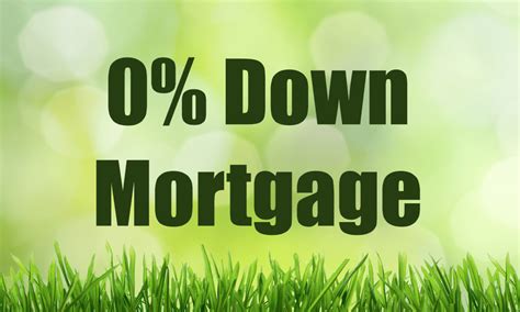 0% Down Mortgage Options: Home Loans with No Money Down