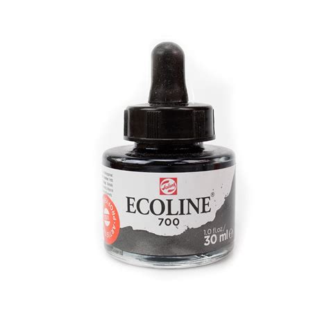 Aquarela L Quida Ecoline Talens Ml Black No Shoptime