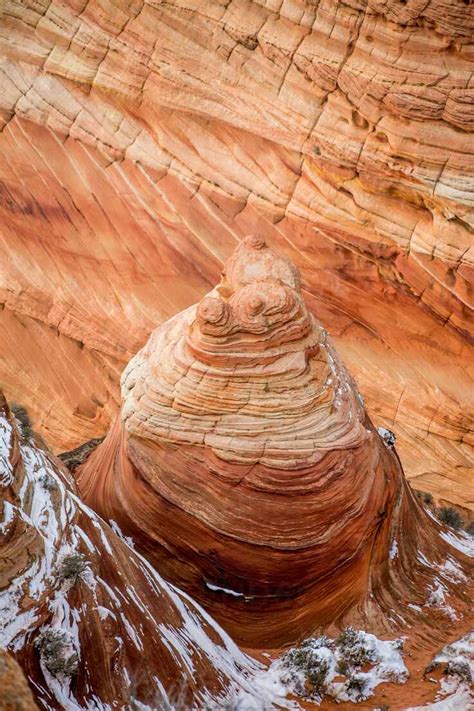 Hamburger Rock At Cottonwood Cove South Coyote Buttes Stock Photo