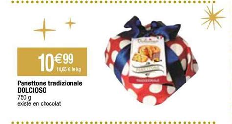 Promo Panettone Tradizionale Dolcioso Chez Migros France ICatalogue Fr