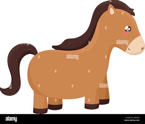 Kawaii Horse Design Stock Vector Image And Art Alamy