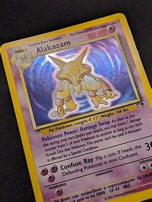 Pokemon TCG ALAKAZAM 1 110 Legendary Collection HOLO RARE LP EBay