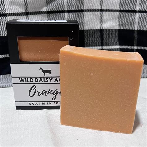 Orange Goat Milk Soap – Wild Daisy Acres