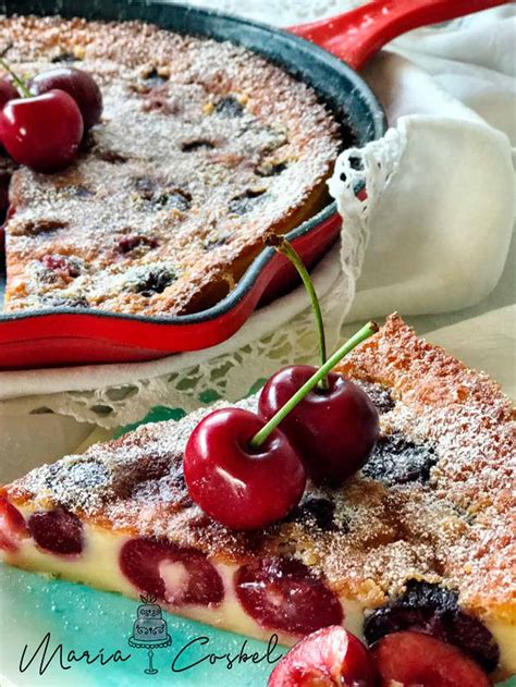 Receta De Clafoutis Tarta De Cerezas F Cil Maria Cosbel