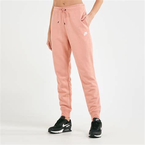 Nike Sportswear Essential Collection Womens Fleece Pants Black At