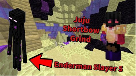 Getting Enderman Slayer The Juju Shortbow Grind Hypixel Skyblock