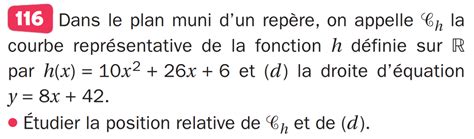 Exercice Second Degr Ex Exercices Signe Du Trin Me