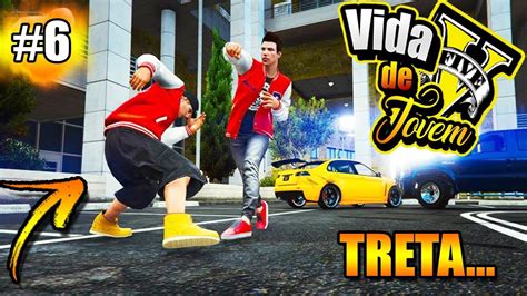 GTA V VIDA DE JOVEM PRIMEIRO DIA E ROLOU TRETA 6 YouTube