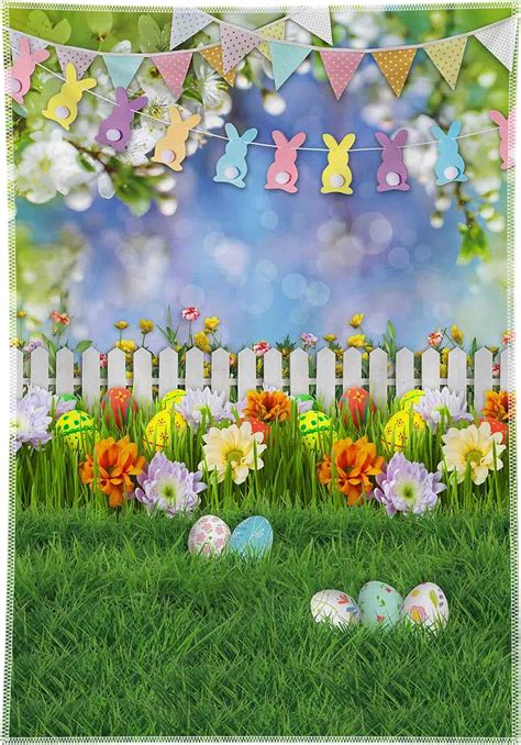 Amazon Swepuck 5x7ft Fabric Easter Spring Photography Backdrop