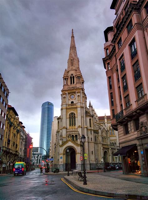 The Church In Plaza De San Juan In Bilbao A City Just An Hour Away