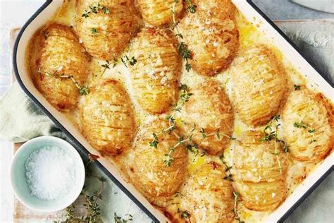 Creamy Hasselback Potato Bake Recipe