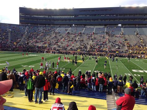 Michigan Stadium Seating Map Rows – Two Birds Home