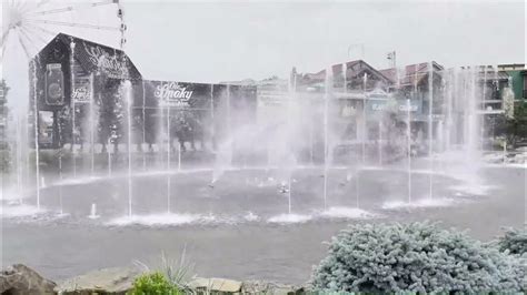 Fountains At The Island Pigeon Forge Tn Youtube