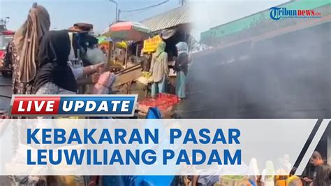 Kobaran Api Hanguskan Pasar Leuwiliang Bogor Selama Jam Ratusan