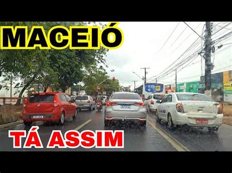 Chuva em Maceió passeio de Carro pela BR 104 Desbravando chuva em