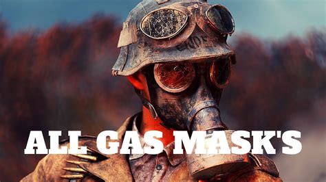 Battlefield V Every Single Gas Mask Since Release Youtube