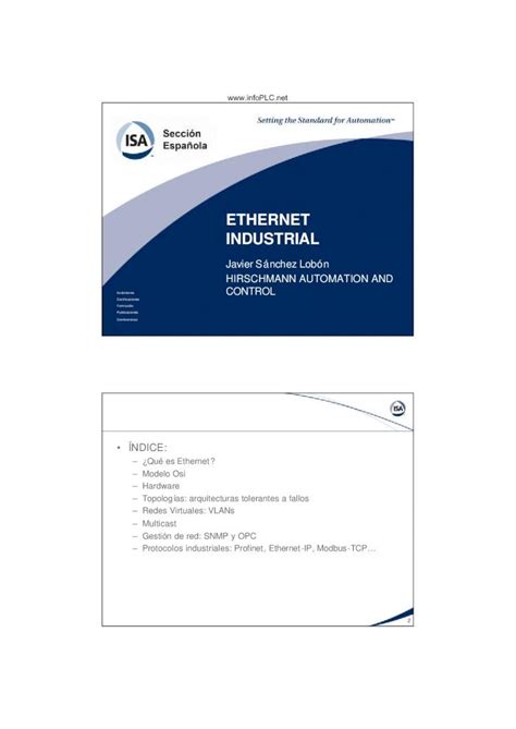 Pdf Rt Isa Ethernet Industrial Infoplc Net Evoluci N