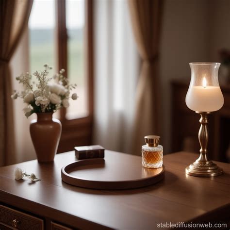 Minimalist Dressing Table With Romanian Folklore Elements Stable