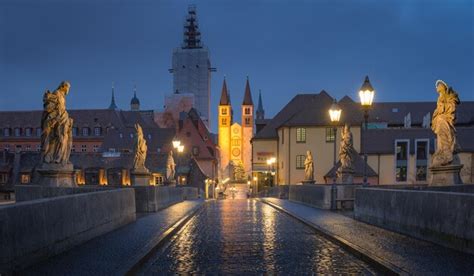 Premium Photo City Of Wuerzburg With Old Main Bridge Germany