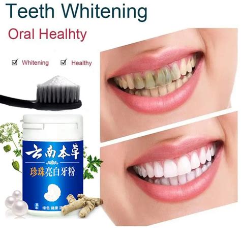 Materia Medica 50g Magic Natural Teeth Whitening Powder Pearl Tooth