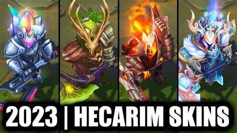 ALL HECARIM SKINS SPOTLIGHT 2023 | League of Legends - YouTube