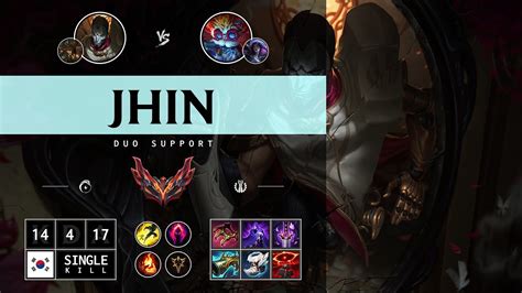 Jhin Support Vs Heimerdinger Kr Grandmaster Patch Youtube