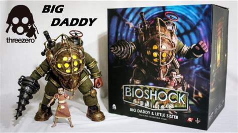 Threezero Bioshock Big daddy figure unboxing & review - YouTube