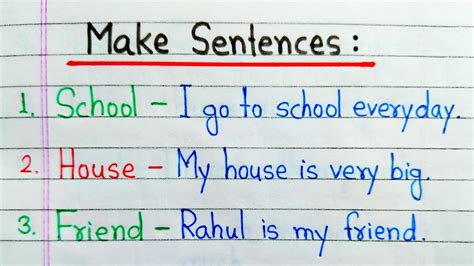 Make Sentences In English How To Make Sentences In English Make