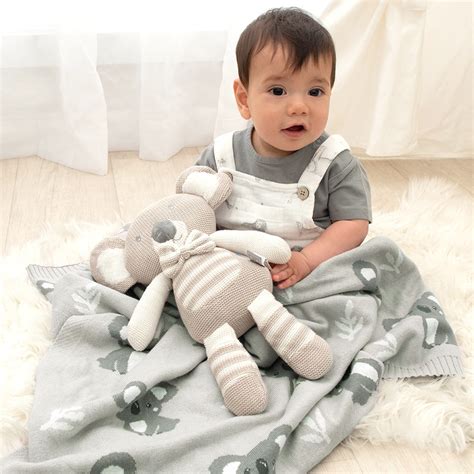 Australiana Koala Baby Blanket Mokye