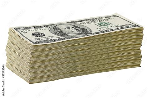 Stack of $100 dollar bills Stock Photo | Adobe Stock