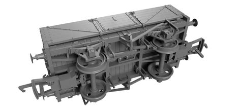 5 Plank Wagon Diagram 1666 Lms Bauxite 217624 Rapido Trains 937007