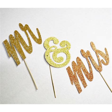 Mr And Mrs Photobooth Props Glitter Props Wedding Photobooth Etsy Photo Booth Props Photo