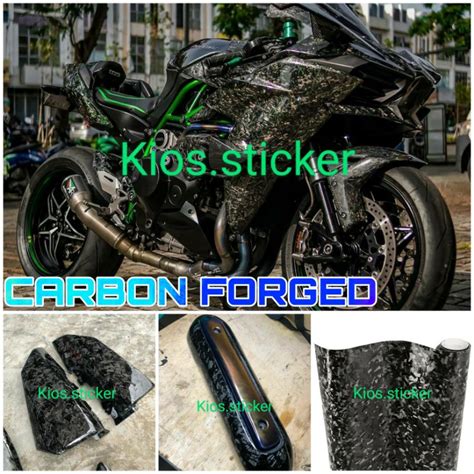 Jual Sticker Skotlet Carbon Composite Forged Stiker Karbon Forged High