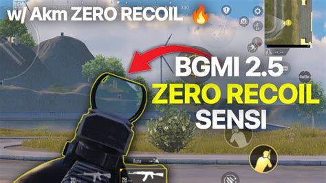 Bgmi Update Zero Recoil Sensitivity Akm Zero Recoil Spray Bgmi