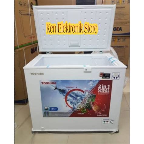 Jual TOSHIBA CRA 1801 CHEST FREEZER BOX 160 LT LTR LITRE LITER