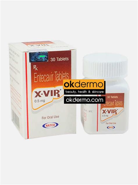 X Vir® Entecavir Tablets Okdermo Skin Care